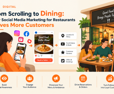 From Scrolling to Dining: How Social Media Marketing for Restaurants Drives More Customers