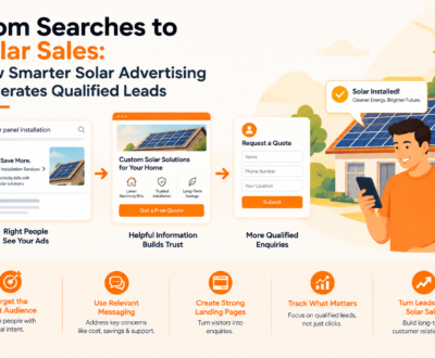 From Searches to Solar Sales: How Smarter Solar Advertising Generates Qualified Leads
